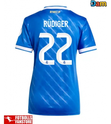 Real Madrid Antonio Rudiger #22 Tredje Tröja Dam 2025-26 Kortärmad